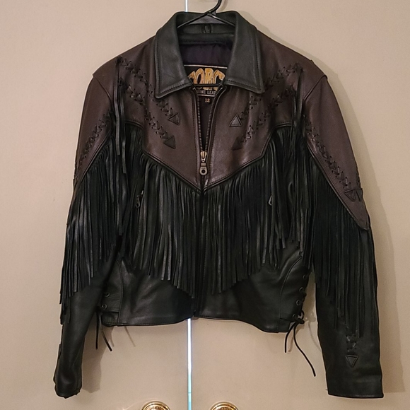 Force Genuine Leather Womens size 12 jacket - Picture 1 of 16